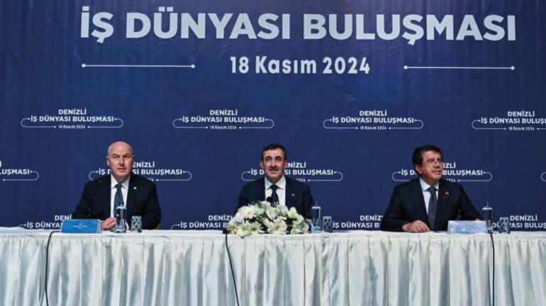 Cumhurbaşkanı Yardımcısı Yılmaz Denizli'de İş Dünyası Temsilcileri ile Buluştu